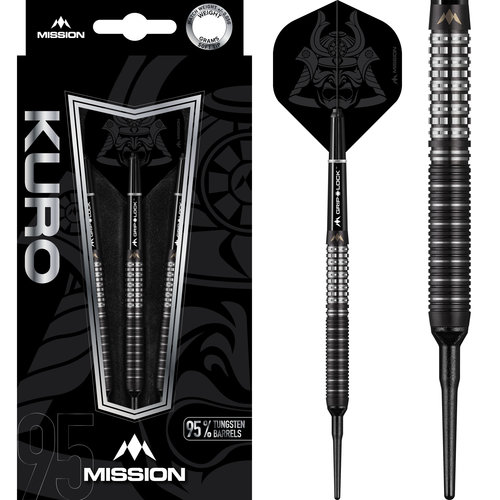 Mission Mission Kuro Black M1 95% Soft Tip Darts