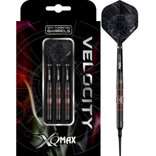 XQMax Darts XQMax Velocity M3 Orange 90% Soft Tip Darts