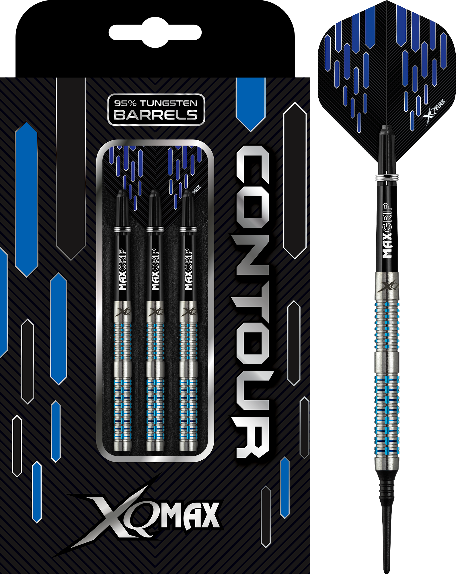 XQMax Contour M1 95% Soft Tip Dartshopper.com