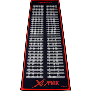 XQMax  Red Checkout Dart Mat