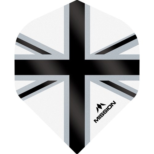 Mission Mission Alliance-X 100 White & Black NO2 Darts Flights