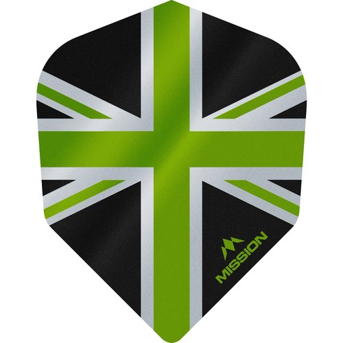 Mission Mission Alliance 100 Black & Green NO6 Darts Flights