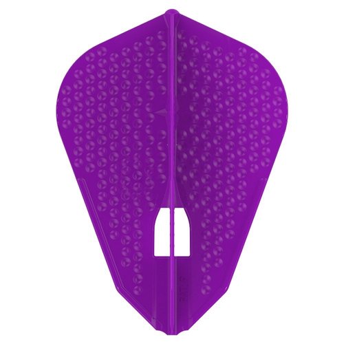 L-Style L-Style Champagne L9D Dimple Fantail Deep Purple Darts Flights