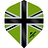 Mission Alliance-X 150 Green & Black NO2 Darts Flights