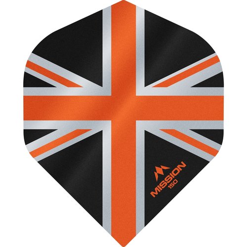 Mission Mission Alliance 150 Black & Orange NO2 Darts Flights