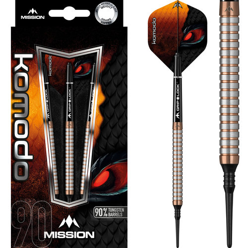 Mission Mission Komodo GX M1 90% Soft Tip Darts