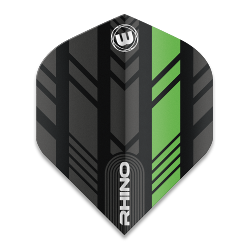 Winmau Winmau Rhino Extra Thick Black & Green Darts Flights