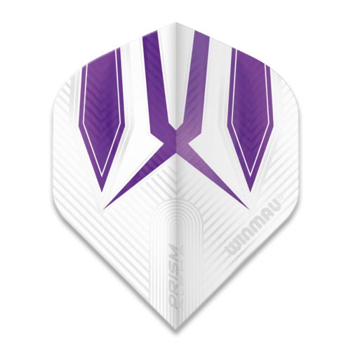 Winmau Winmau Prism Alpha Extra Thick White & Purple Darts Flights