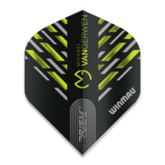 Winmau Michael van Gerwen Prism Alpha Black Green Flight V3