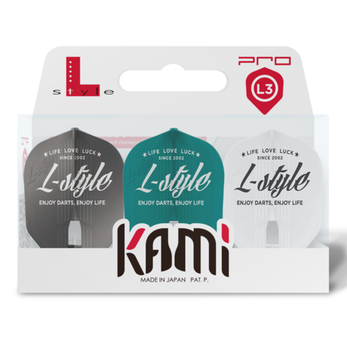 L-Style L-Style Champagne Kami L3 Shape Vintage Logo Type-B Darts Flights