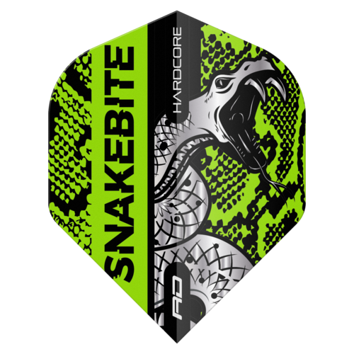Red Dragon Red Dragon Peter Wright Hardcore Snakebite Coiled Snake Green Darts Flights