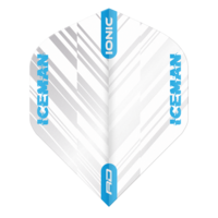 Gerwyn Price Hardcore Ionic White & Blue Stripe Darts Flights Red Dragon Gerwyn Price Hardcore Ionic White & Blue Stripe Darts Flights