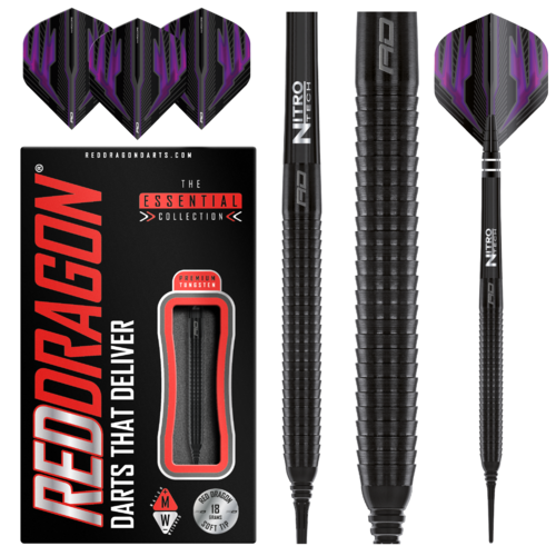 Red Dragon Red Dragon Razor Edge Black 85% Soft Tip Darts