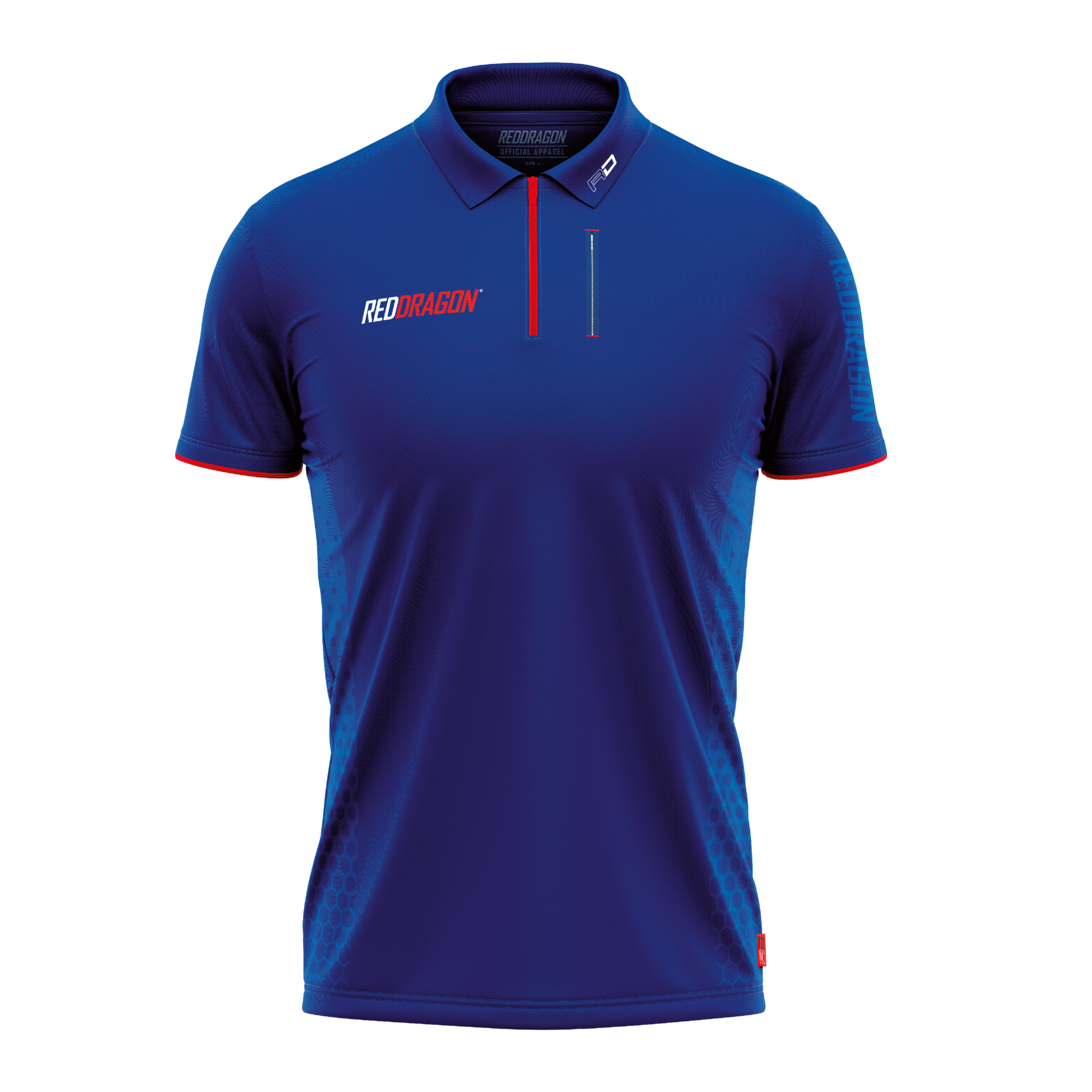 Chemise de Fléchettes Red Dragon Tour Polo Blue 