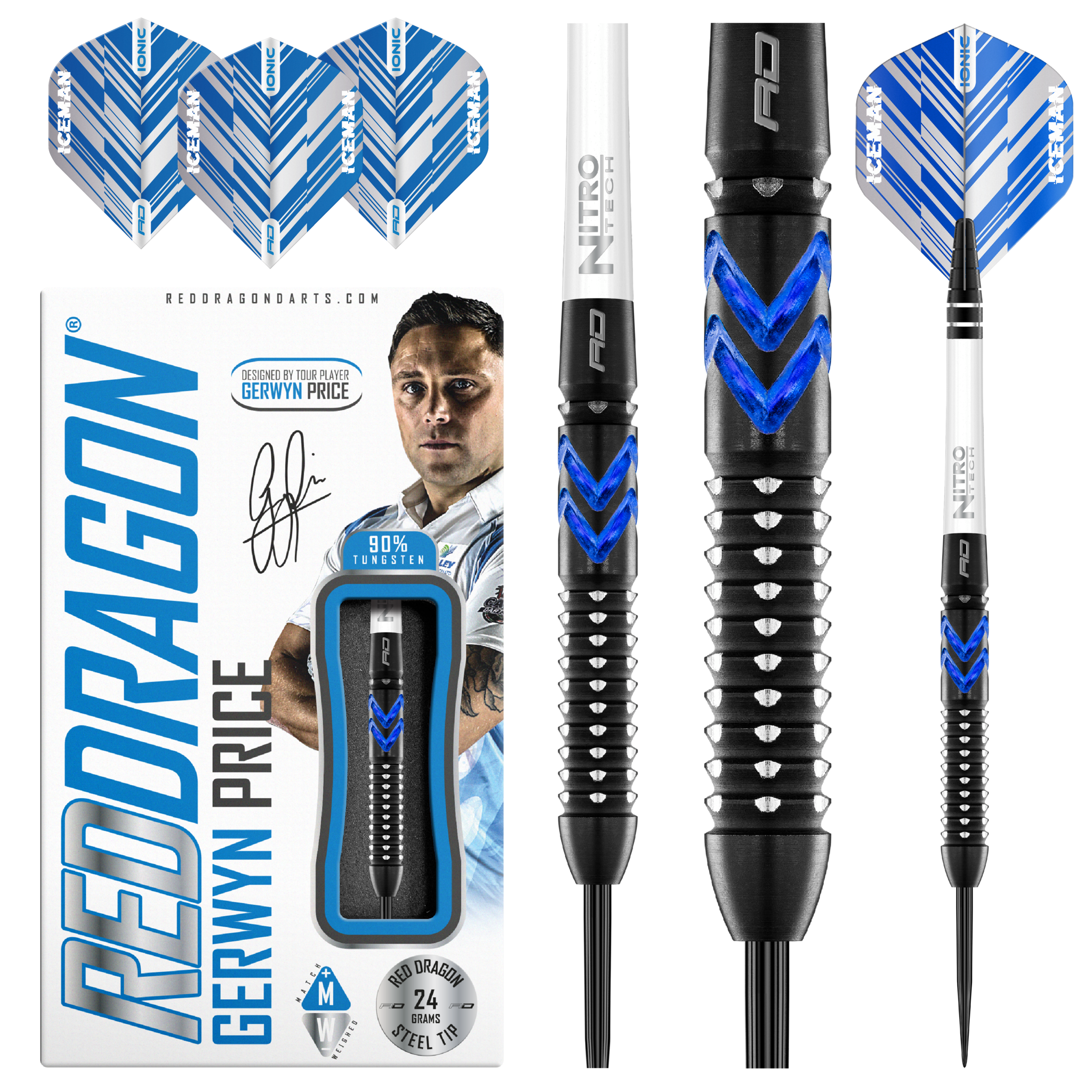 koepel verlies uzelf Vrijgevig Gerwyn Price Blue Ice SE 90% - Dartshopper.com