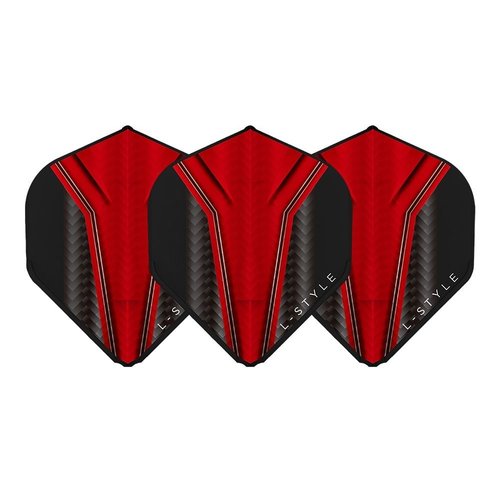 L-Style L-Style Champagne L1 EZ Standard Inception Red Darts Flights