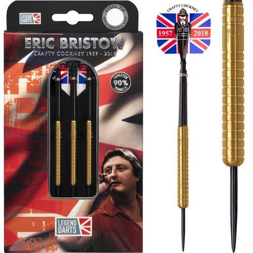 Legend Darts Eric Bristow Crafty Cockney 90% Gold Ringed Darts