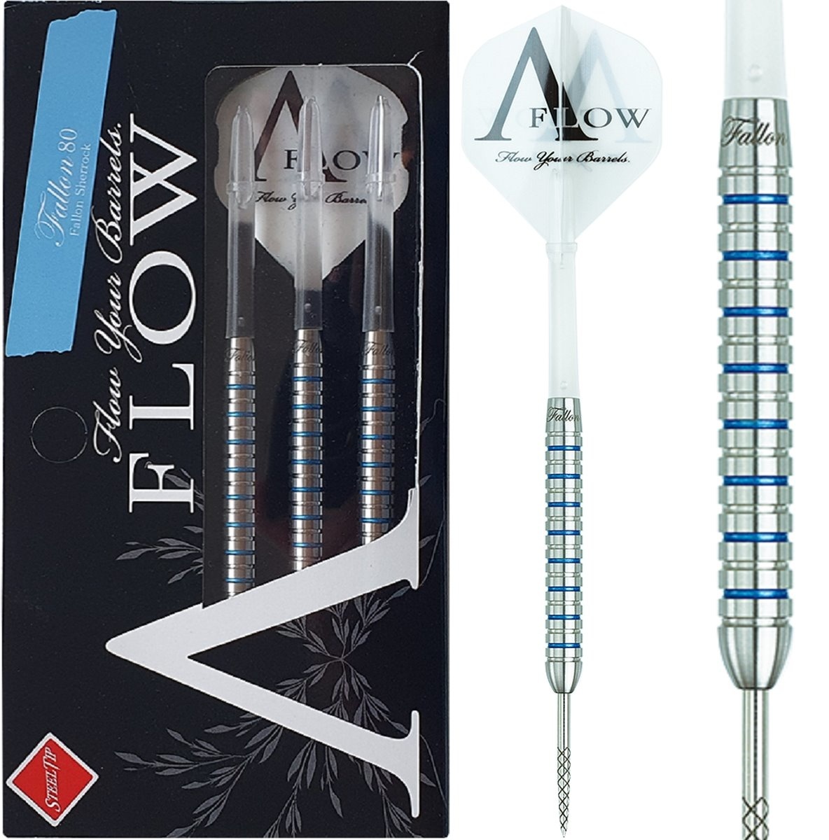 Dynasty A-Flow Fallon 80 - Blue Label Steel Tip - 22g