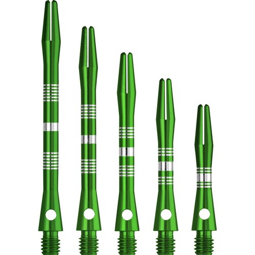 Dartshopper Dartshopper Aluminum Regrooved Green Darts Shafts