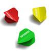 Dartshopper Customised Dart Flights Text - 75 Micron | 10 Sets (30 Dart Flights)