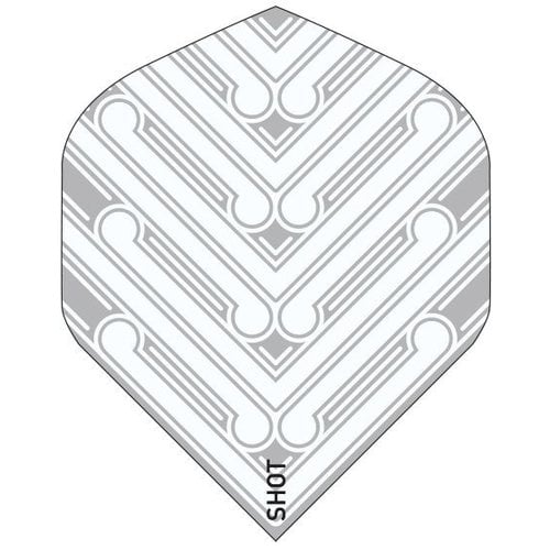 Shot Shot Manu White Std. Darts Flights