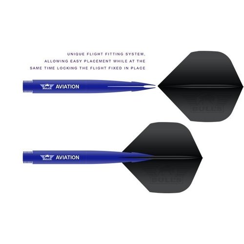 Bull's Bull's Aviation Black Darts Shafts