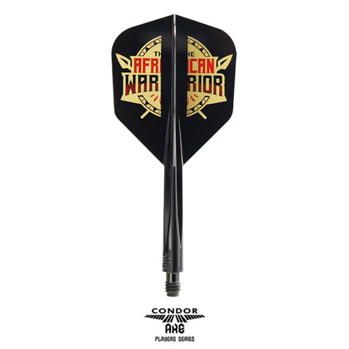 Condor Condor Axe Player - African Warrior - Inspiration 2 Black- Small Darts Flights