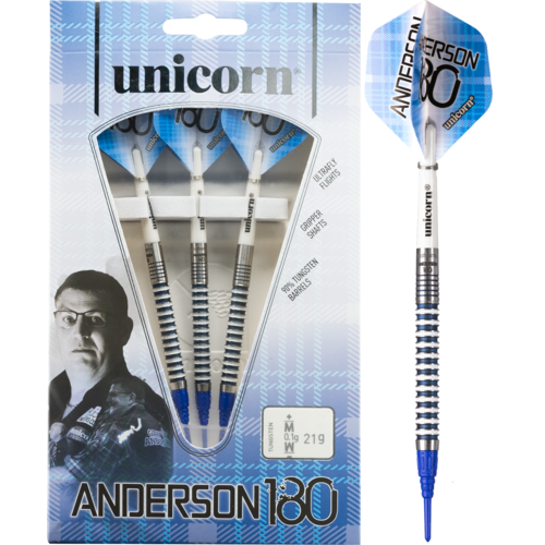 Unicorn Unicorn Gary Anderson 180 90% Soft Tip Darts