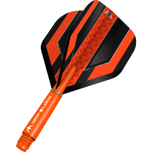 Mission Mission Temple NO2 Black & Orange Darts Flights