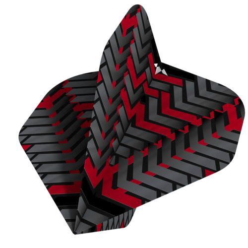 Mission Mission Vex NO2 Black & Red Darts Flights