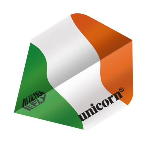 Unicorn Unicorn Ultrafly Ireland Flag PLUS Darts Flights