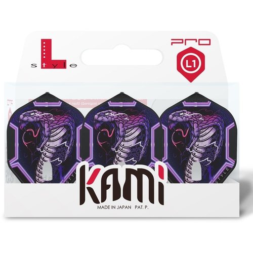 L-Style L-Style Champagne L1 Kami Standard Jelle Klaasen V5 Black Darts Flights