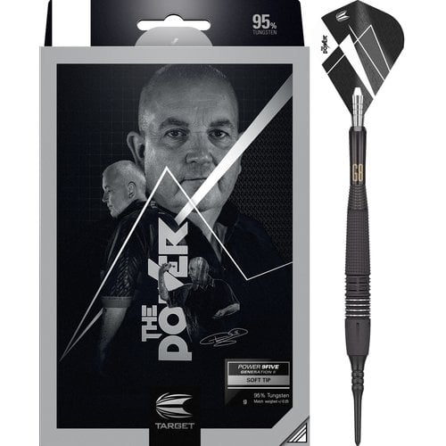 Target Phil Taylor Power 9FIVE Gen 8 Flight 95% Soft Tip Darts