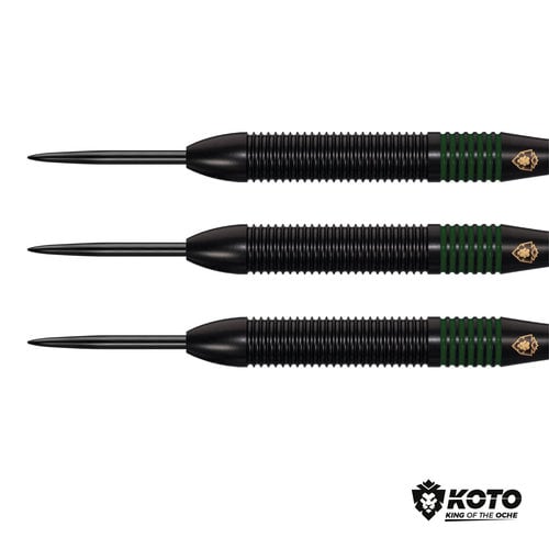 KOTO KOTO Kingprove Black & Green Brass Darts