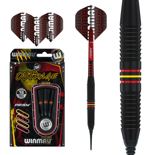 Winmau Winmau Outrage 1 Brass Soft Tip Darts