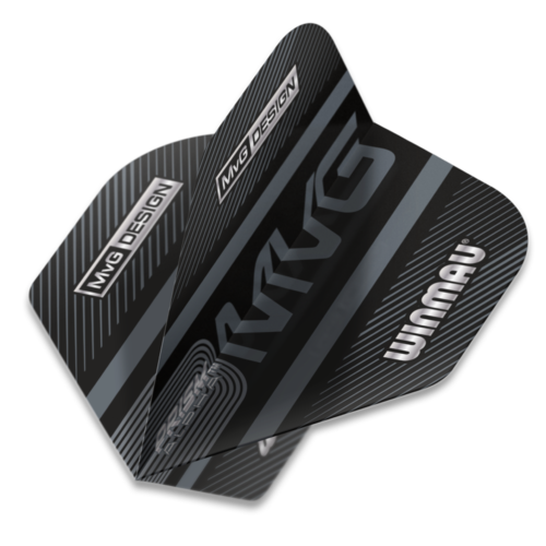 Winmau Winmau Prism Alpha Black MVG Grey Darts Flights