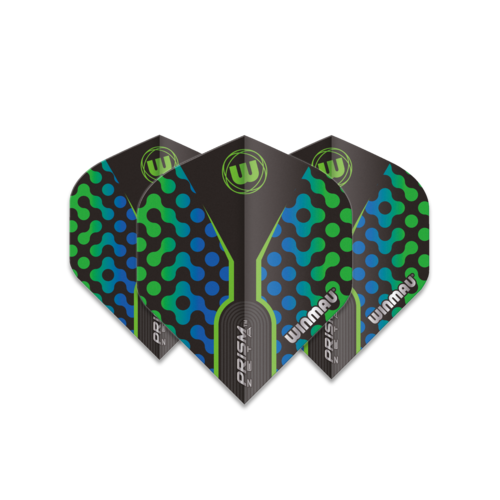 Winmau Winmau Prism Zeta Black & Green Darts Flights