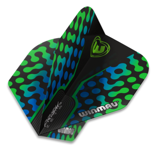 Winmau Winmau Prism Zeta Black & Green Darts Flights