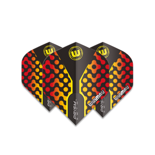 Winmau Winmau Prism Zeta Black & Red Darts Flights