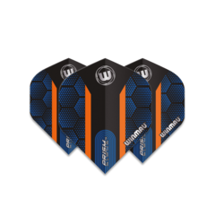 Winmau Prism Alpha Extra Thick Blue & Orange Stripe