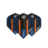 Winmau Prism Alpha Extra Thick Blue & Orange Stripe Darts Flights