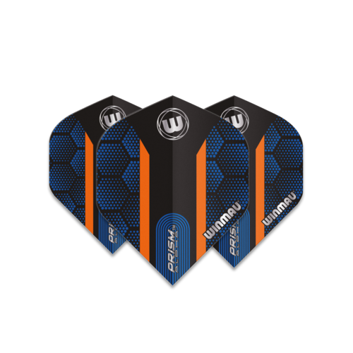 Winmau Winmau Prism Alpha Extra Thick Blue & Orange Stripe Darts Flights