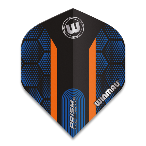 Winmau Winmau Prism Alpha Extra Thick Blue & Orange Stripe Darts Flights