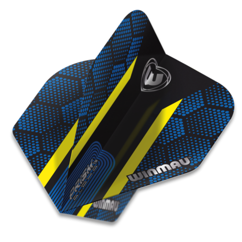 Winmau Winmau Prism Alpha Extra Thick Blue & Yellow Stripe Darts Flights