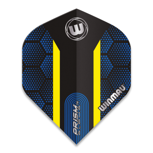 Winmau Winmau Prism Alpha Extra Thick Blue & Yellow Stripe Darts Flights