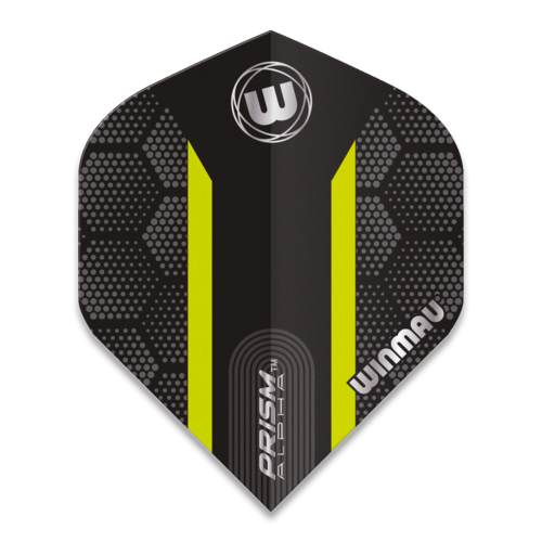 Winmau Winmau Prism Alpha Extra Thick Black & Green Stripe Darts Flights