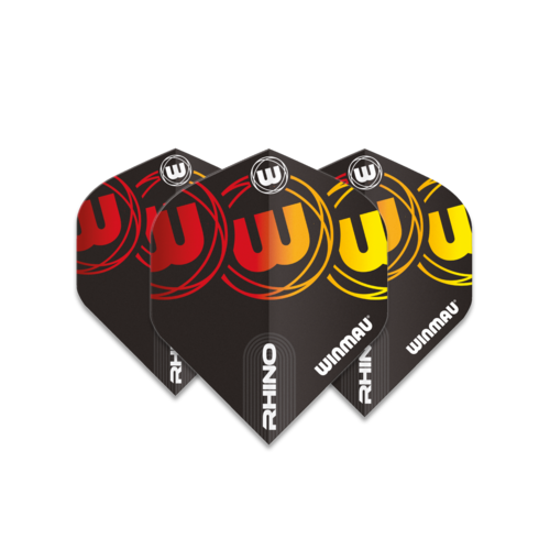 Winmau Winmau Rhino Extra Thick Logo Gradient Yellow V2 Darts Flights