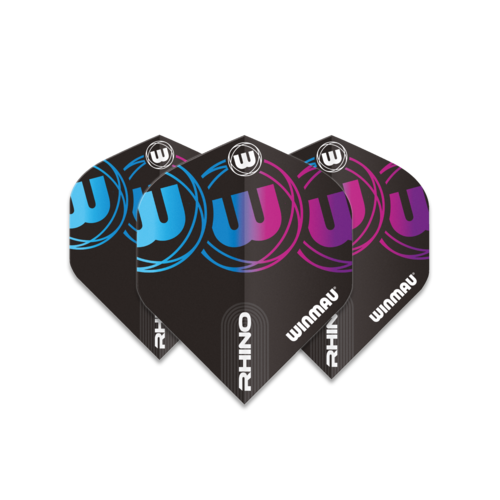 Winmau Winmau Rhino Extra Thick Logo Gradient Blue V2 Darts Flights
