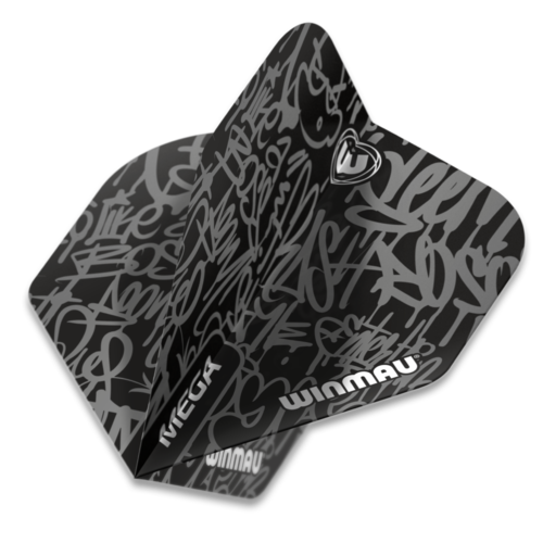 Winmau Winmau Mega Standard Graphic Black Darts Flights