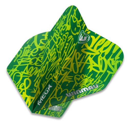 Winmau Winmau Mega Standard Graphic Green Darts Flights